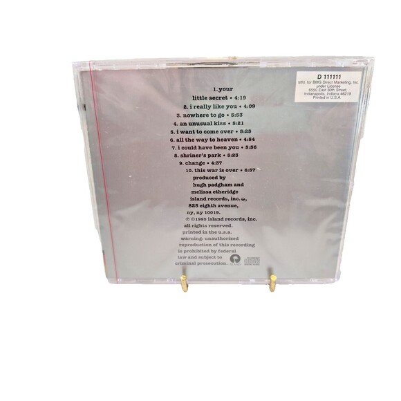 Your Little Secret by Melissa Etheridge, CD, 1995 New Sealed - Picture 2 of 3